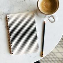 Load image into Gallery viewer, Optic Stripe Eco-friendly Journal