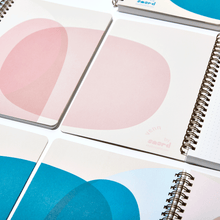 Load image into Gallery viewer, studio snerd ambdextrous notebook venn blush pink blue