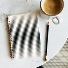 Load image into Gallery viewer, Optic Stripe Eco-friendly Journal
